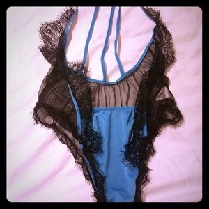 Plus size eyelash lace teddy